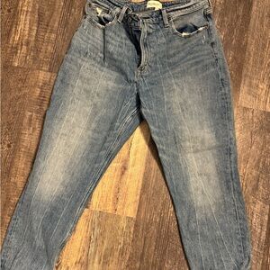 Distressed Women's Mom Jeans